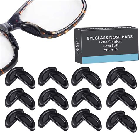 adhesive nose pads for glasses.